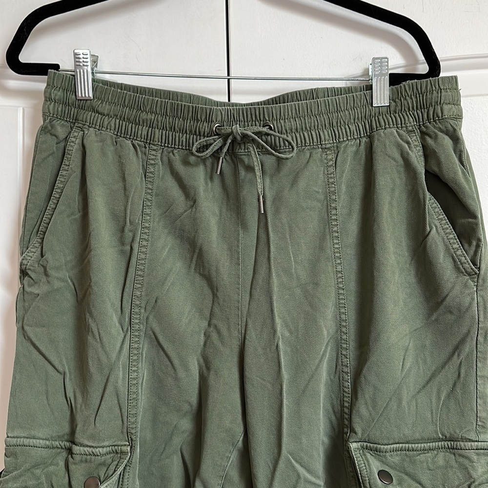 Banana Republic Green Cargo Pant Joggers Size L - Picture 7 of 12
